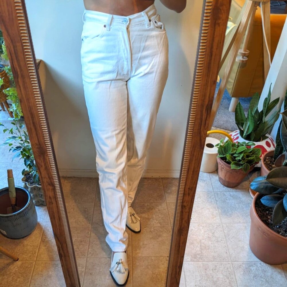 White Levi's